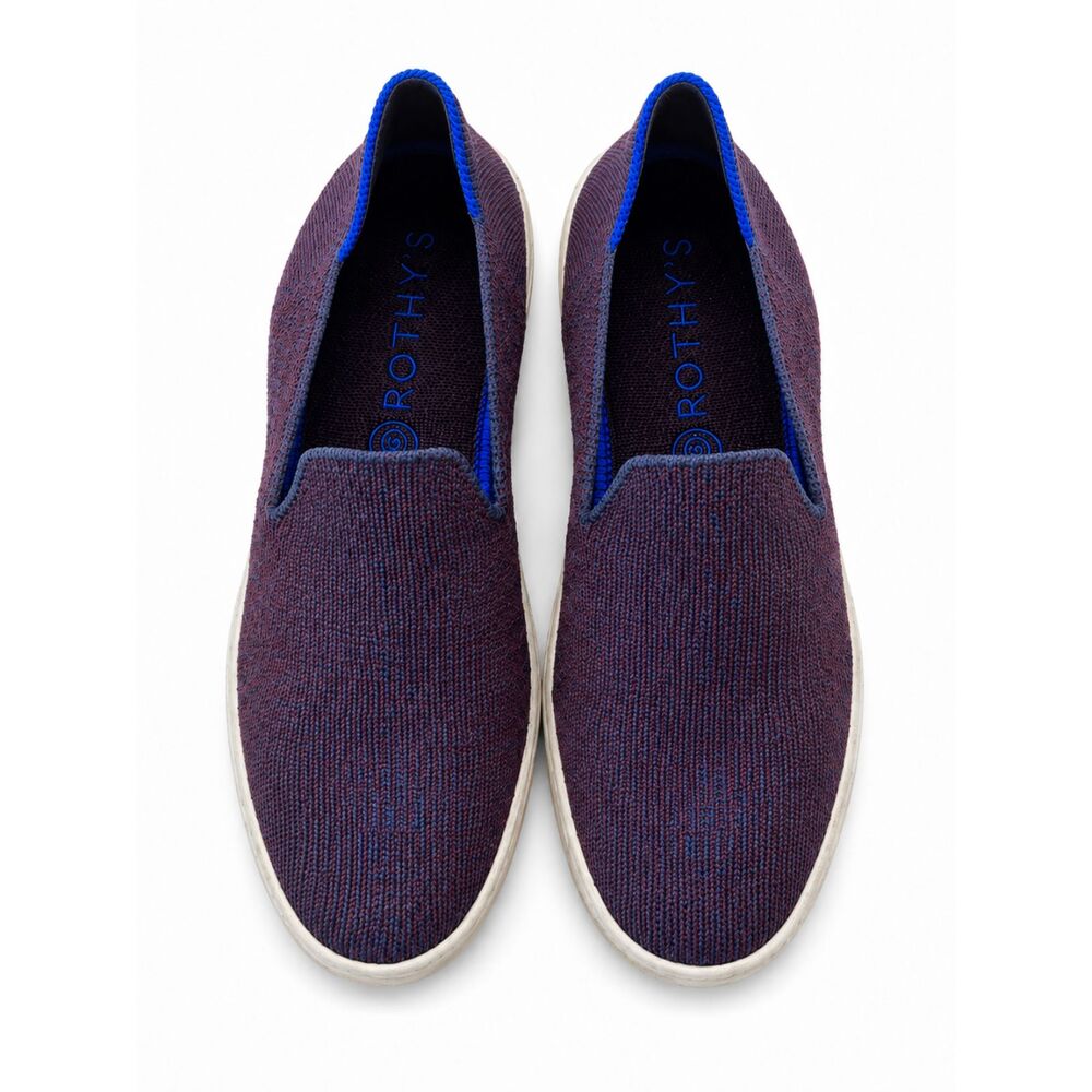 Rothy’s Burgundy Knit Slip-On Sneakers Women’s Size 7